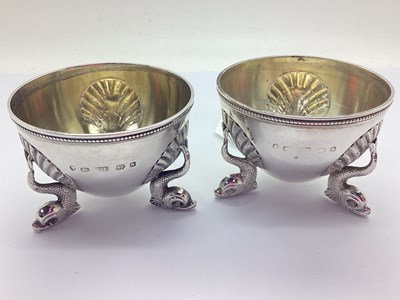 Lot 91 - A Pair of Victorian Hallmarked Silver Novelty...