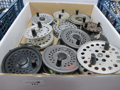 Lot 771 - Fly Reels, eleven including, Leeda, BFR,...