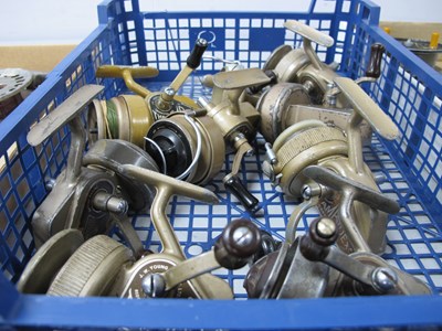 Lot 768 - J W Youngs, The Ambidex Casting Reel, six...