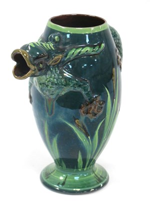 Lot 1089 - An Aller Vale Pottery Ewer, the ovoid body...