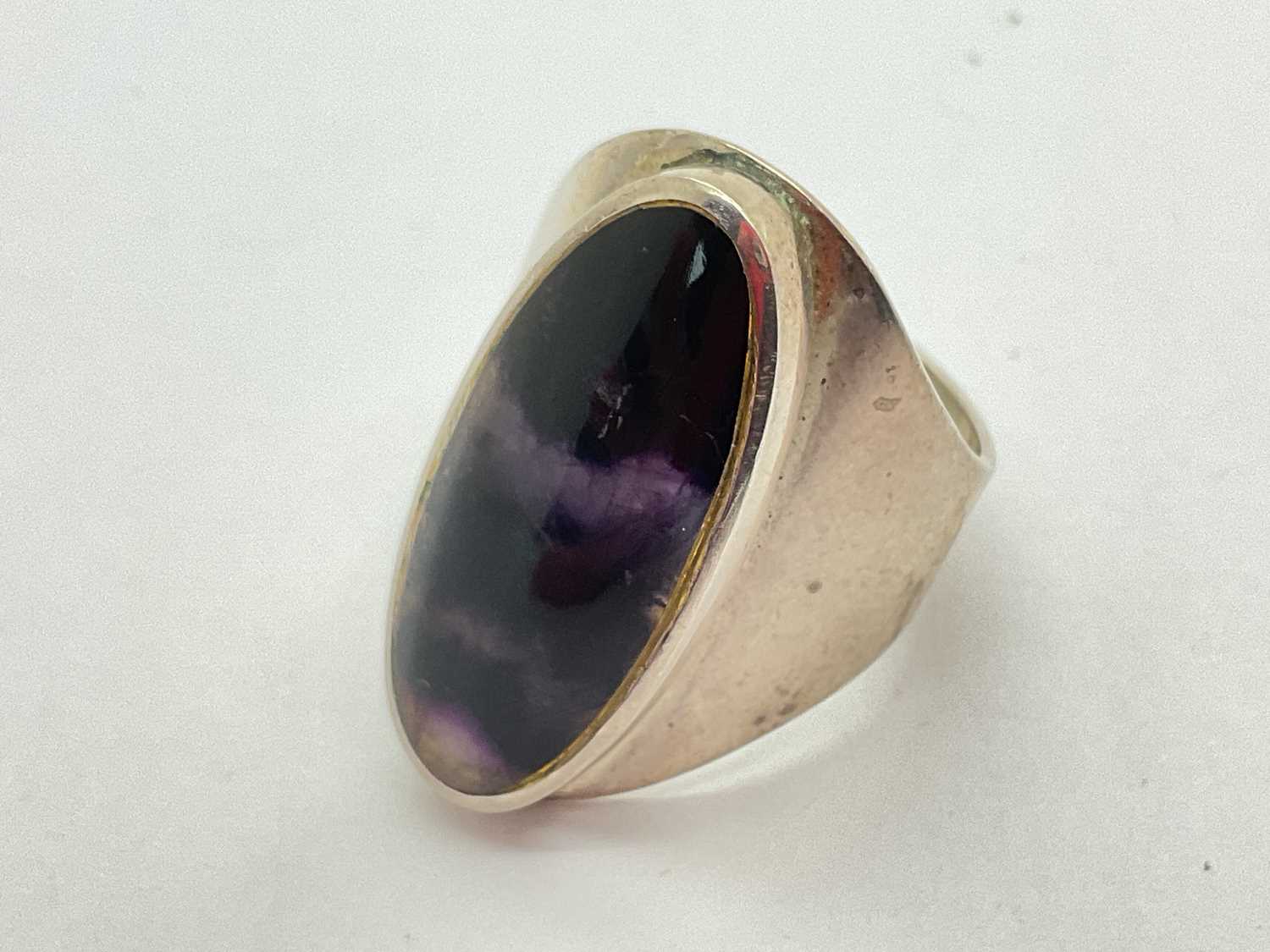 Lot 131 - David Scott Walker; A Hallmarked Silver Blue...