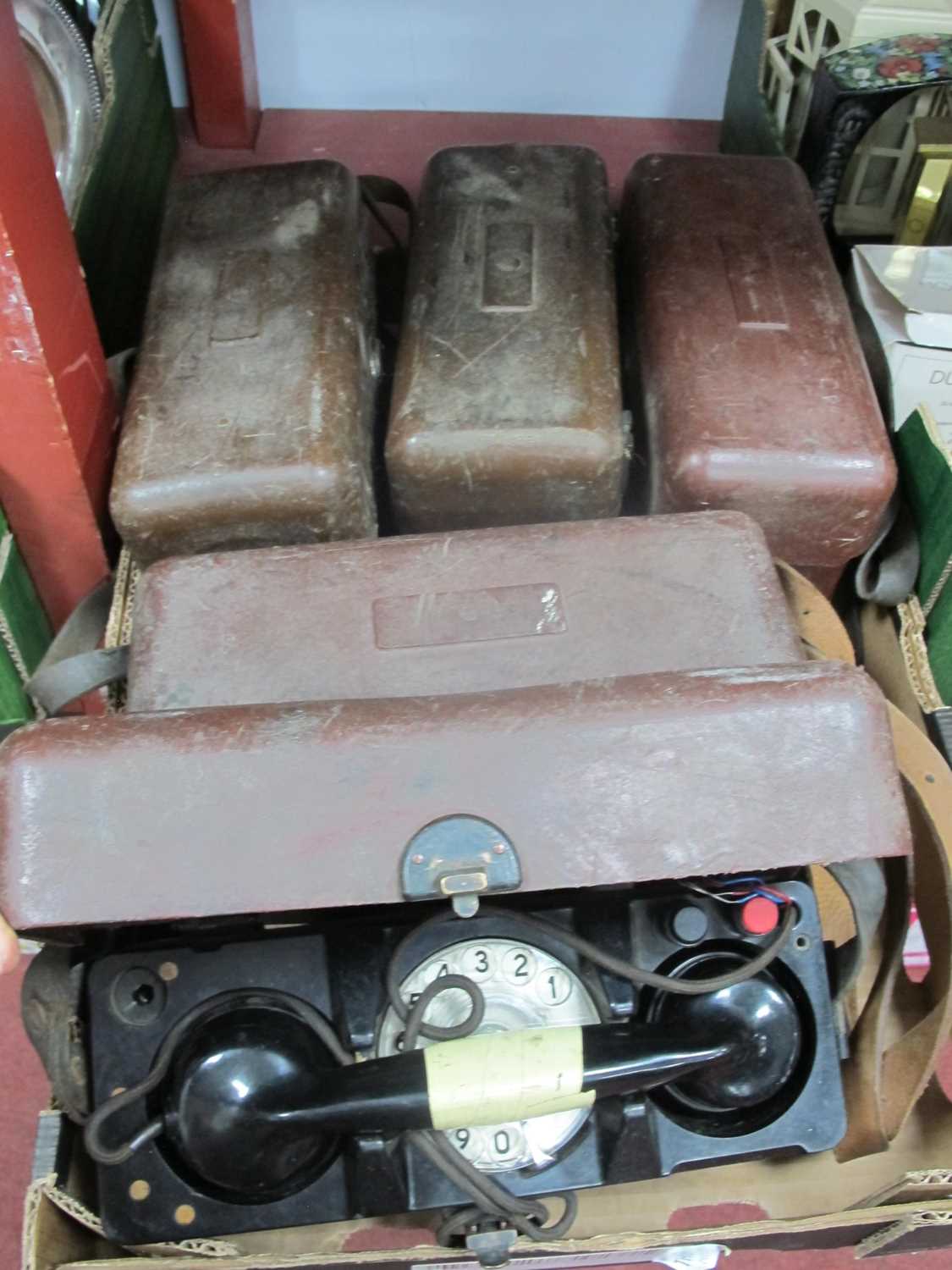 Lot 1053 - Field Telephones all Model 250A Mark 1, in...