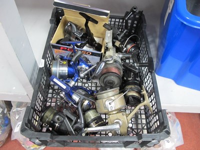 Lot 760 - Daiwa Reels, eight to include, PG 1350 (boxed,...