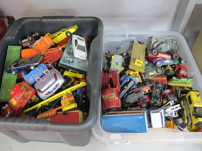 Lot 639 - A quantity of playworn diecast model vehicles...