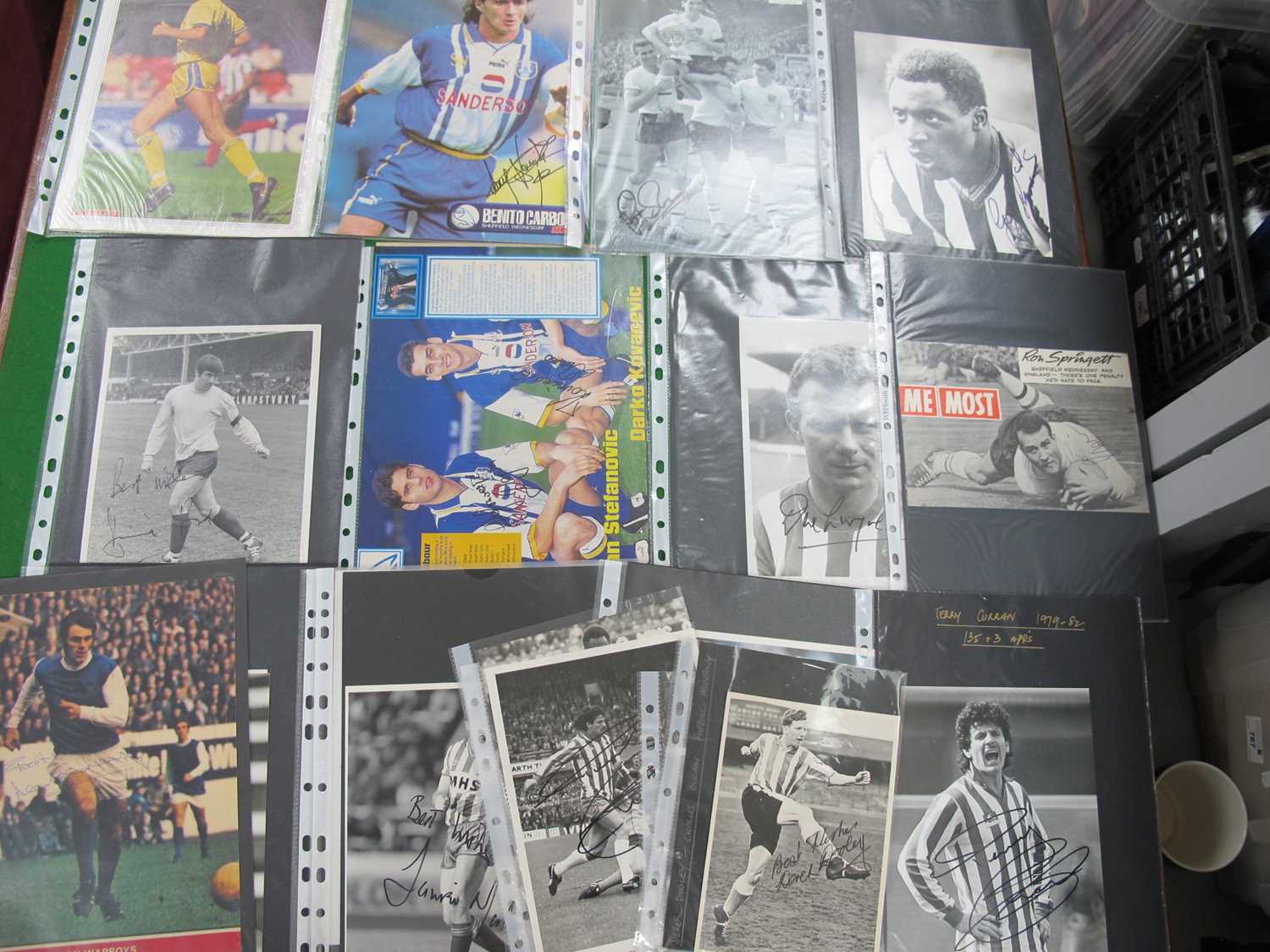 Lot 511 - Sheffield Wednesday Autographs, including...