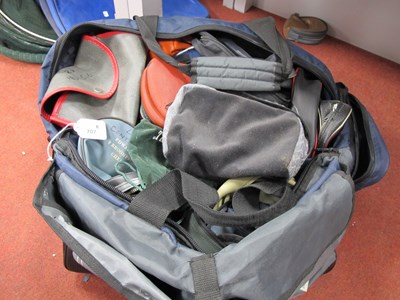 Lot 707 - Empty Reel Cases, one holdall full.