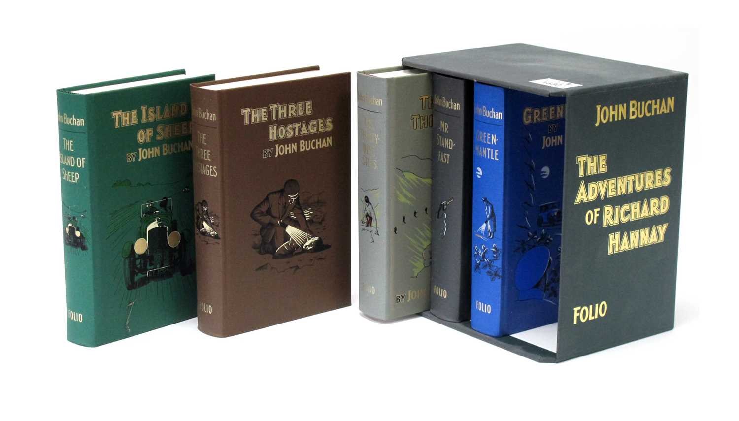 Lot 1330 - Folio Society: John Buchan, five volume set,...