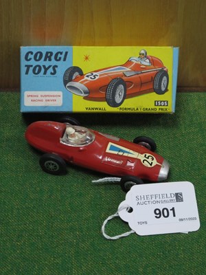 Lot 901 - Corgi Toys; A Boxed 1505 Vanwall Formula 1...