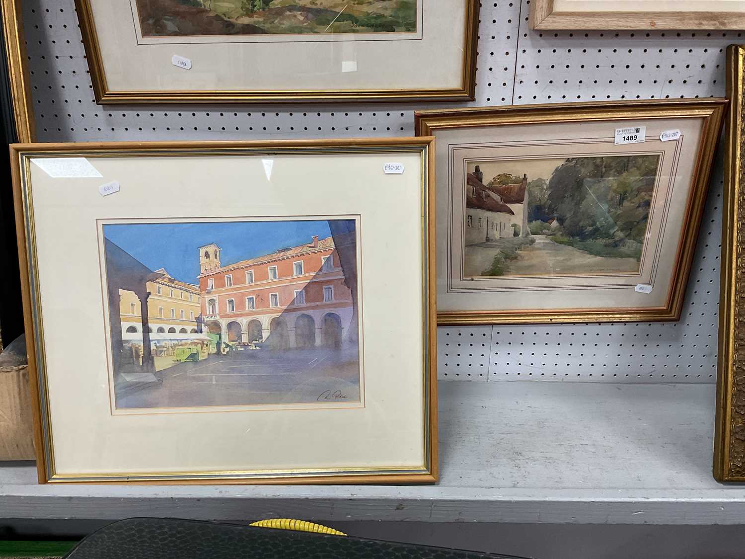 Lot 1489 - Tim Rose 'Sheffield Artist' Watercolour of a...