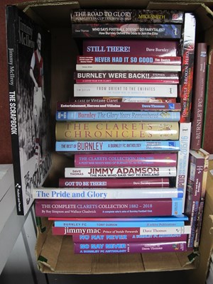 Lot 332 - Burnley Books Including - Jimmy Mcilroy, No...