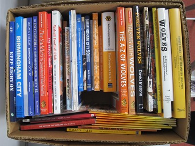 Lot 343 - Wolves Walsall and Birmingham City Books...