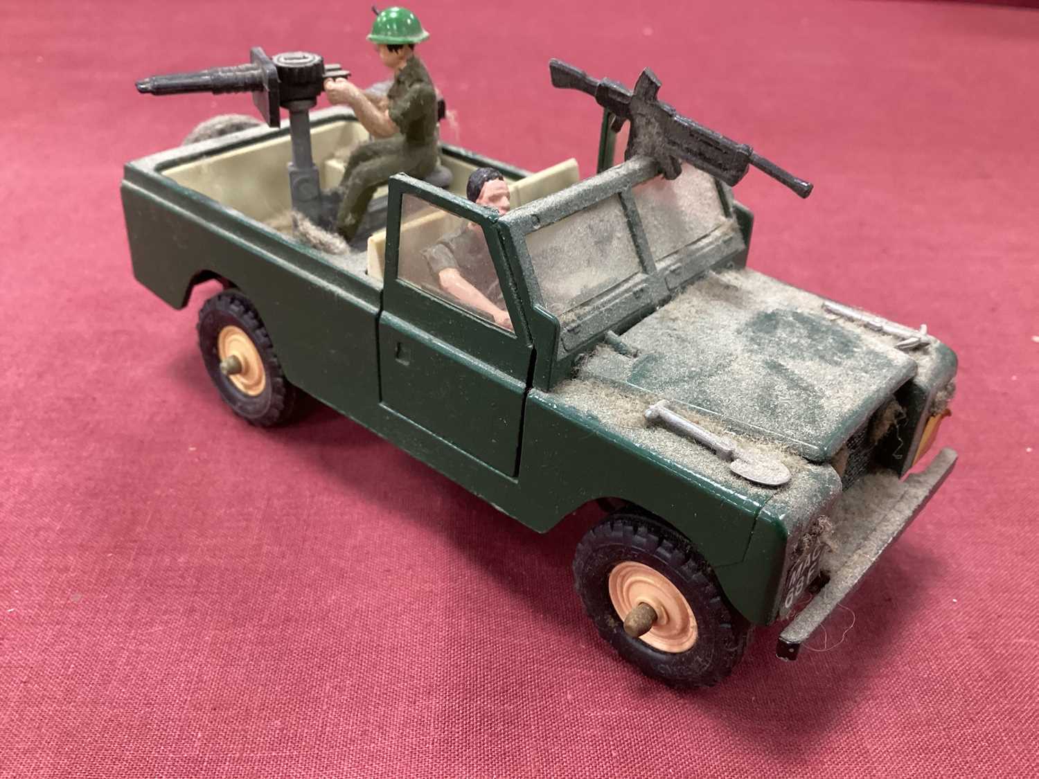 Lot 909 - A 1970's Britains Military Land Rover and Crew,...