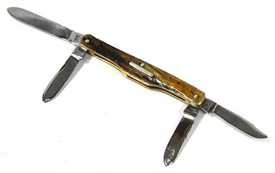 Lot 1356 - Stan Shaw (Sheffield); Four Blade Penknife,...