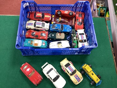 Lot 658 - Sixteen Scalextric 1:32 Scale Slot Cars to...