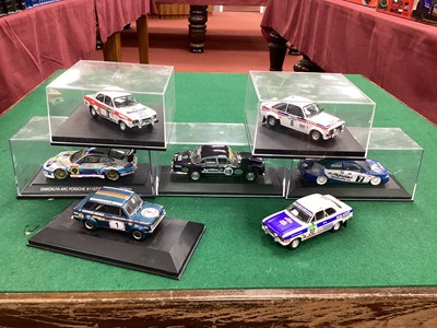 Lot 661 - Seven 1:43rd Scale Diecast Model Rally,...