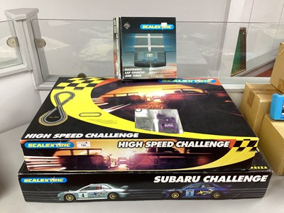 Lot 732 - Two Scalextric 1:32 Scale Slot Car Sets...