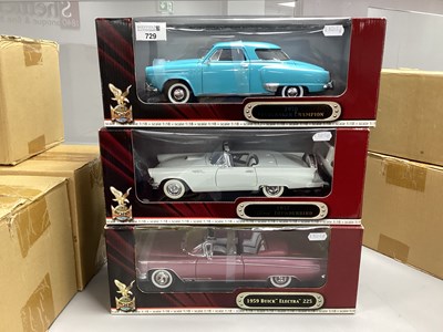 Lot 729 - Three Yatming Road Signature 1:18 Scale...