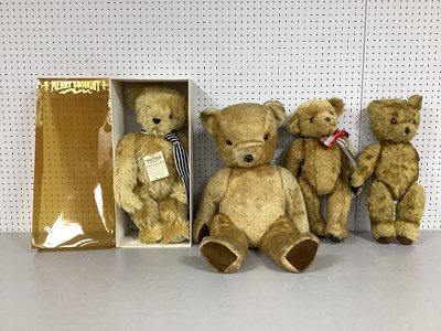 Lot 335 - Four Teddy Bears. Including A Boxed...