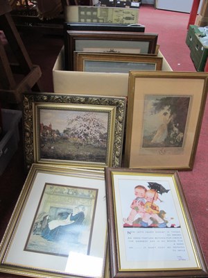 Lot 1122 - XIX Century Style Sporting Prints, Constable...