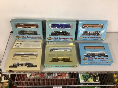 Lot 625 - Three Proto 2000 'HO' Gauge Boxed Class BL2 Bo-...