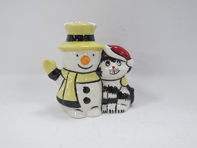 Lot 1158 - Lorna Bailey - Christmas Best Friends, 10cm high.