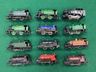 Lot 541 - Twelve 00 gauge 0-4-0 tank engines by Hornby...