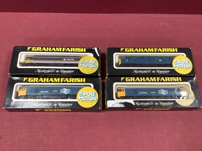 Lot 774 - Four Graham Farish 'N' Gauge/2mm Boxed Diesel...