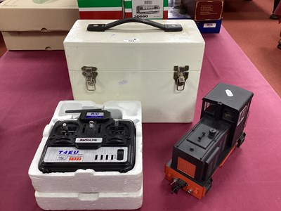 Lot 763 - A radio-controlled G scale 0-6-0 diesel...