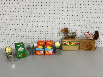 Lot 317 - Five Tinplate Toys to include 'Made In China'...