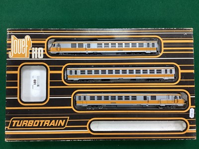 Lot 691 - A boxed Jouef HO sale SNCF Turbotrain in...