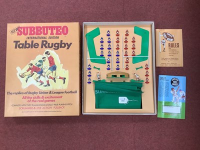 Lot 812 - A Circa 1970 Subbuteo Table Rugby...
