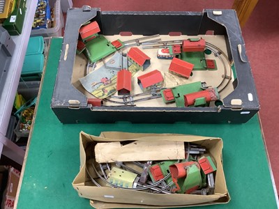 Lot 1088 - A Mid XX Century Tinplate Clap-Railway...