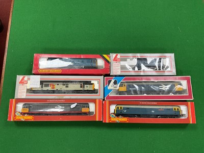 Lot 505 - Six boxed 00 gauge diesel locomotives by...
