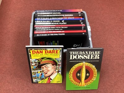 Lot 856 - A Set Of Twelve Hardback Dan Dare Deluxe...