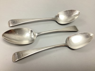 Lot 81 - A Matched Set of Three XIX Century Hallmarked...