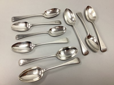 Lot 80 - A Matched Set of Nine XIX Century and Later...