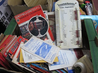 Lot 1180 - Football Programmes, mainly Sheffield United...