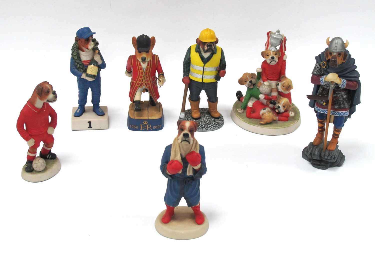 Lot 1254 - Seven Robert Harrop Figures: To Include DP168...