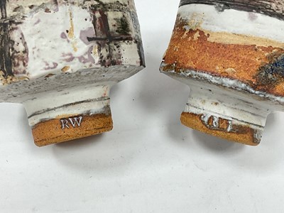 Lot 1276 - Studio Pottery 'RW Impressed - possibly Robin...