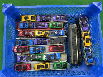 Lot 513 - An 00 gauge British Railways Car Carrier Train...