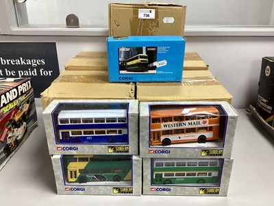 Lot 736 - Thirty Diecast Model Buses by Sunbeam Models -...