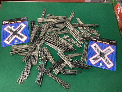 Lot 618 - Approximately forty-three N gauge points by...