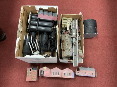 Lot 455 - Two large boxes of 00 gauge kit and...