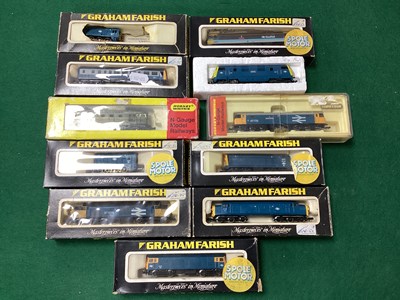 Lot 643 - Eleven 'N' Guage/2mm Boxed Diesel Locomotives,...