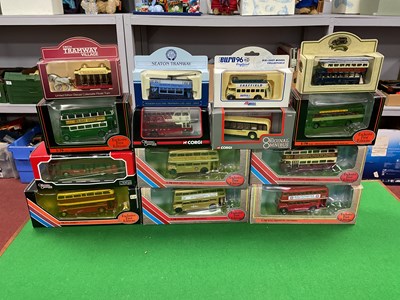 Lot 557 - Fourteen Diecast Model Vehicles by EFE, Corgi,...