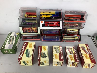 Lot 622 - Eighteen 1:76 Scale Diecast Model Buses by...
