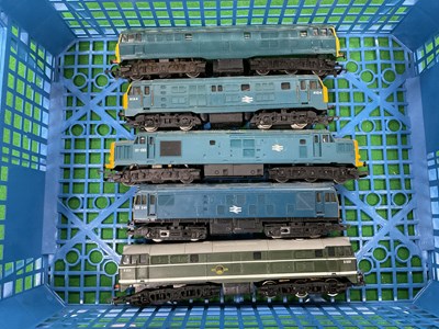 Lot 535 - Five 00 gauge British diesel locomotives by...