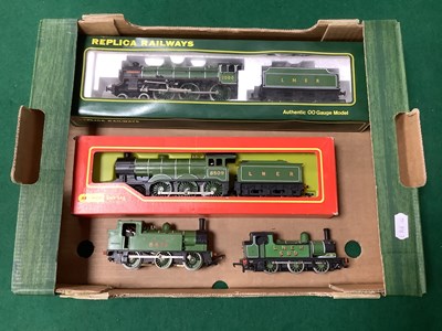 Lot 619 - Four 00 gauge LNER locomotives: a boxed...