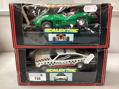 Lot 726 - Two Scalextric 1:32 Scale Slot Cars....
