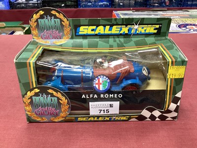 Lot 715 - A Scalextric C.306 1:32 Scale Alfa Romeo Slot...